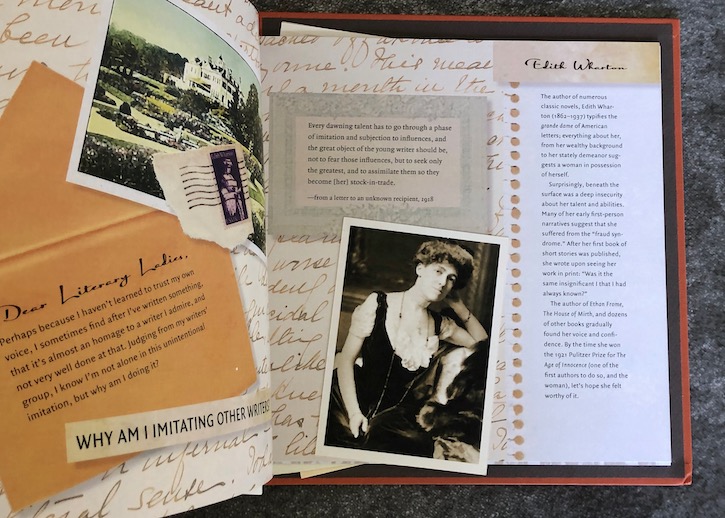 Dear Literary Ladies - Edith Wharton - limited edition artist's book
