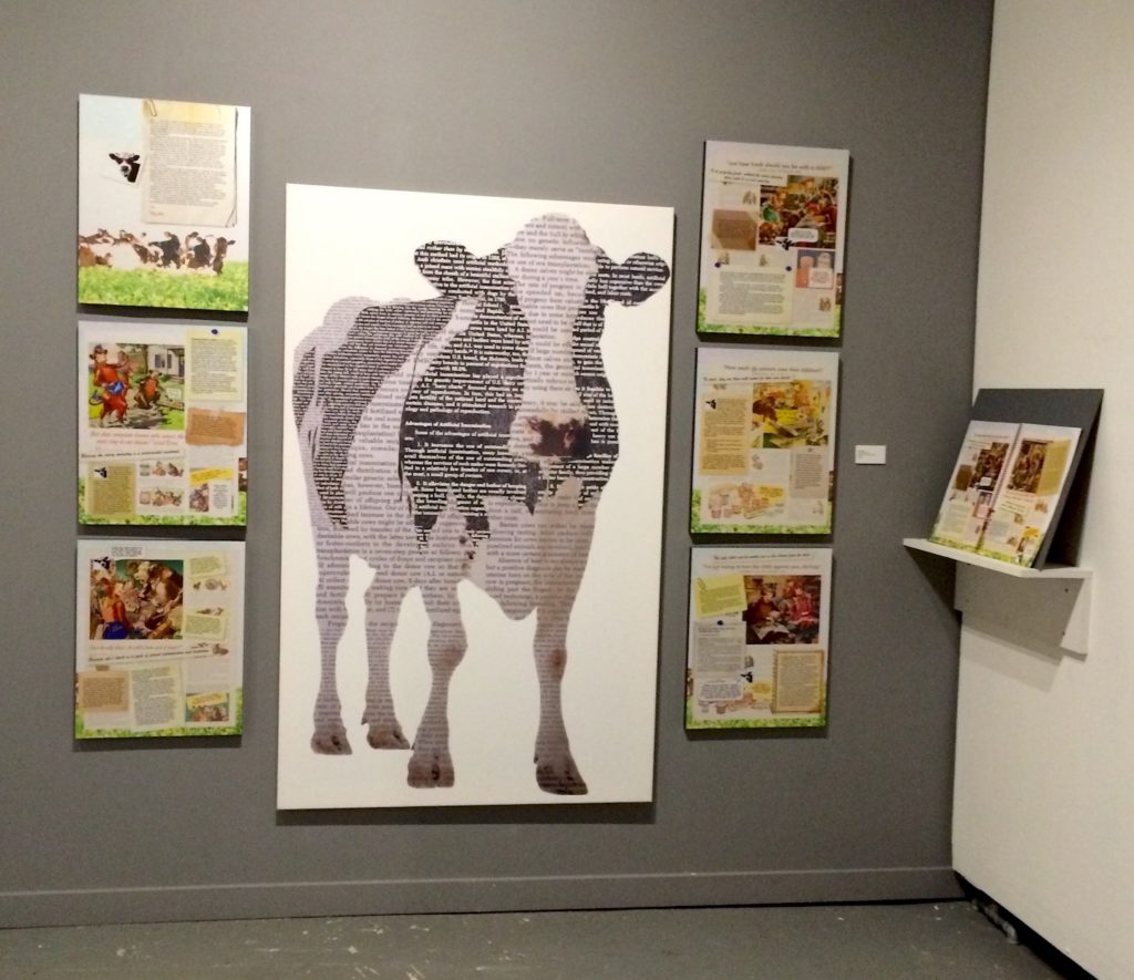 Deconstructing Elsie by Nava Atlas installation view: Animal Museum