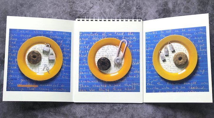 My mother's stories served with bagels and locks - limited edition artist's book