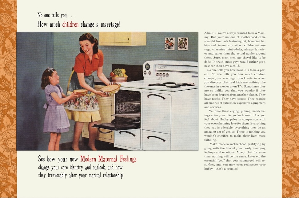 No one tells you how much children change a marriage, from Secret Recipes for the Modern Wife