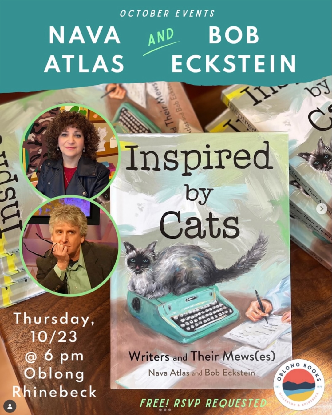 Oblong Books announcement - Inspired by Cats