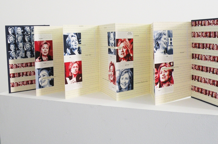 (MIs)labeling Hillary artist's book by Nava Atlas